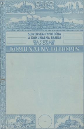 Slovenská hypotečná a komunálna banka, Bratislava - komunálny dlhopis, nerealizovaný návrh, 1948